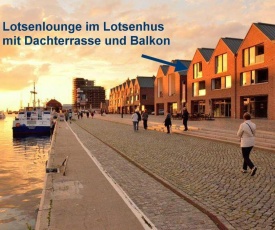 Lotsenlounge mit Meerblick, Balkon & Parkplatz - ABC238